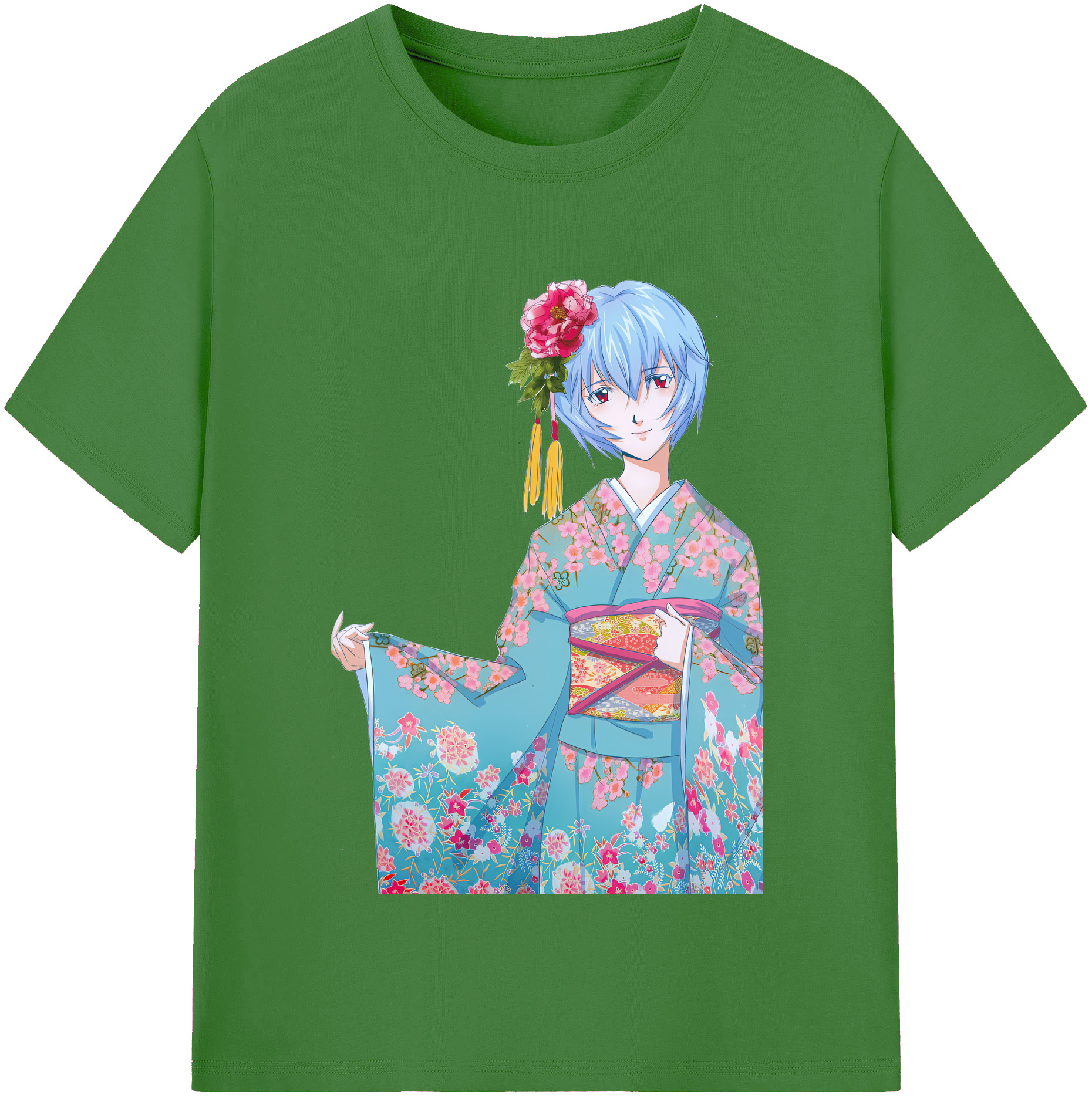 （画像用） EVA 新世紀エヴァンゲリオン レディースカジュアルプリントTシャツ（綿100％）